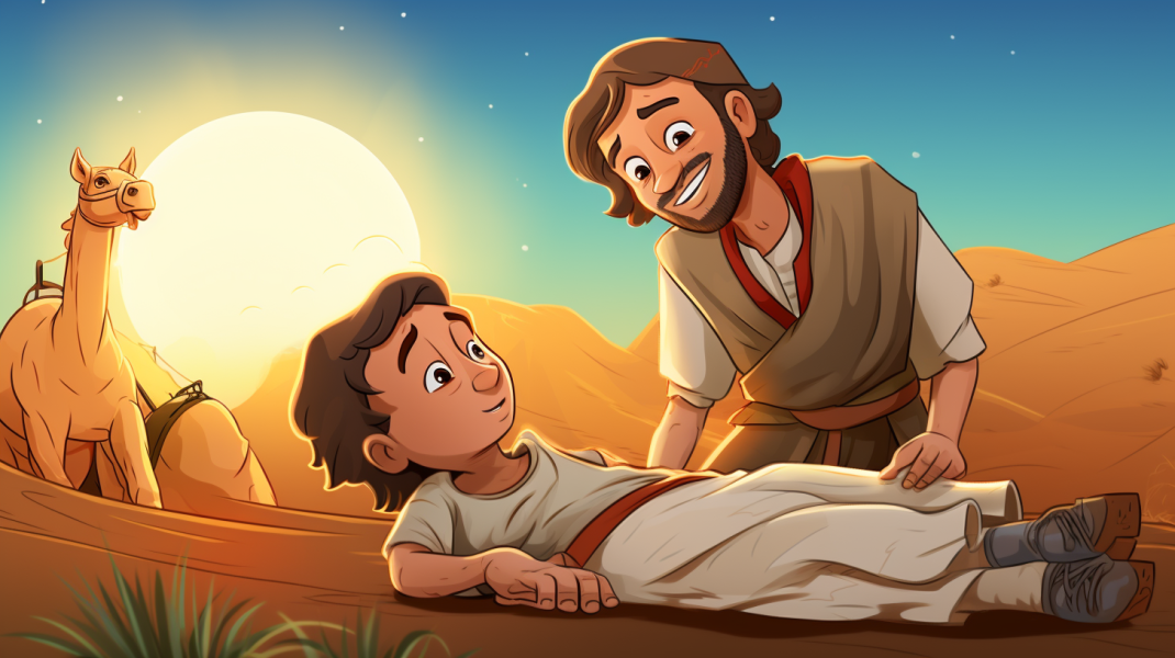 La Parábola del buen Samaritano para niños - Aprende su palabra