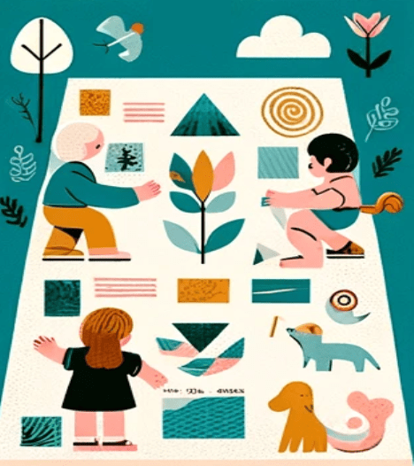 Puzzle de la creación de Dios