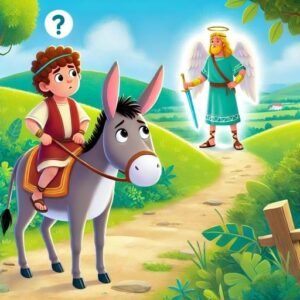 Balaam y su burra para niños