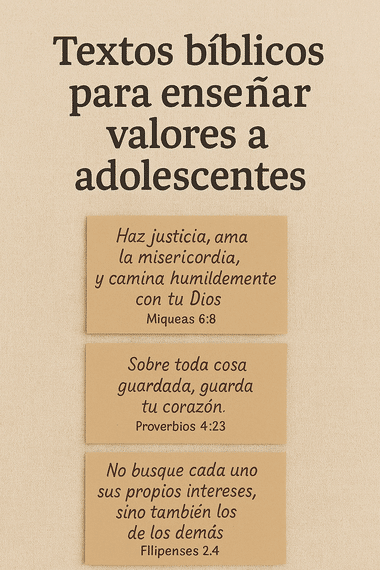 Textos Bíblicos para Adolescentes